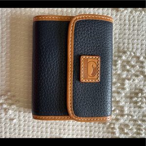 Pebble Leather Small Flap Wallet
